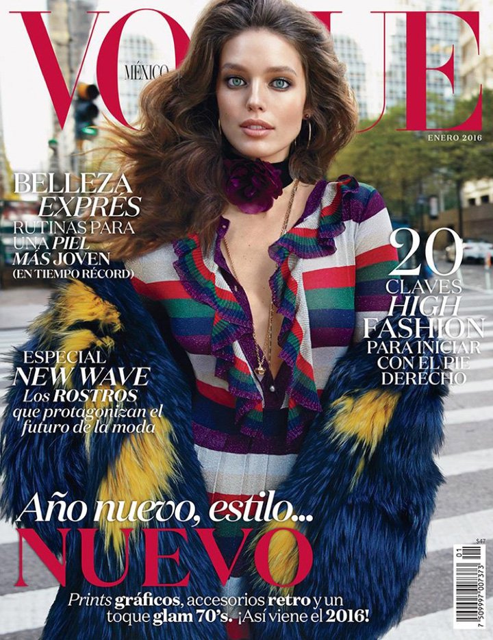 超模Emily DiDonato演绎《Vogue》杂志墨西哥版时尚大片