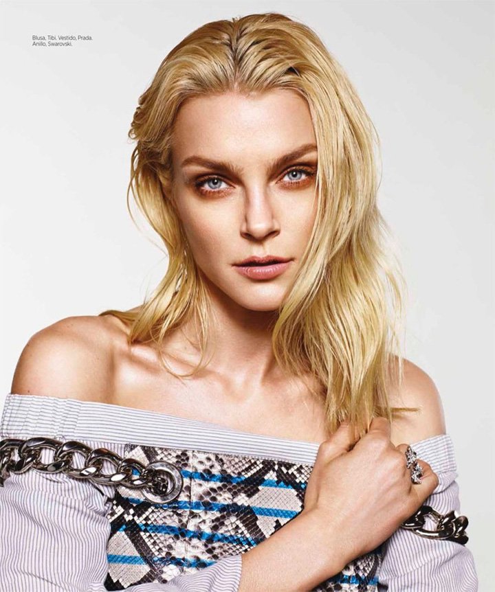 超模Jessica Stam《Harper’s Bazaa》墨西哥版2024年2月号