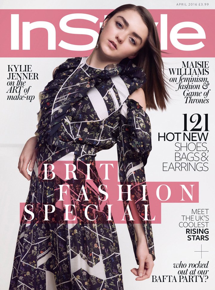 Maisie Williams演绎《InStyle》时尚杂志英国版