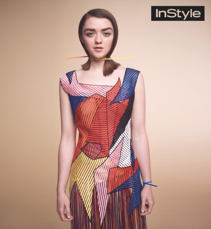 Maisie Williams演绎《InStyle》时尚杂志英国版