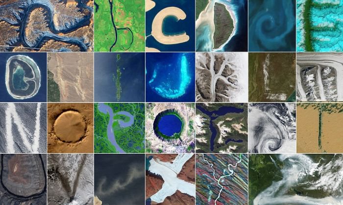 NASA照片中蔚为壮观的“天空字母表＂