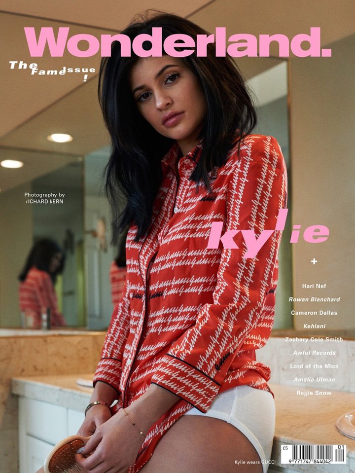 Kylie Jenner 演绎《Wonderland》时尚杂志大片