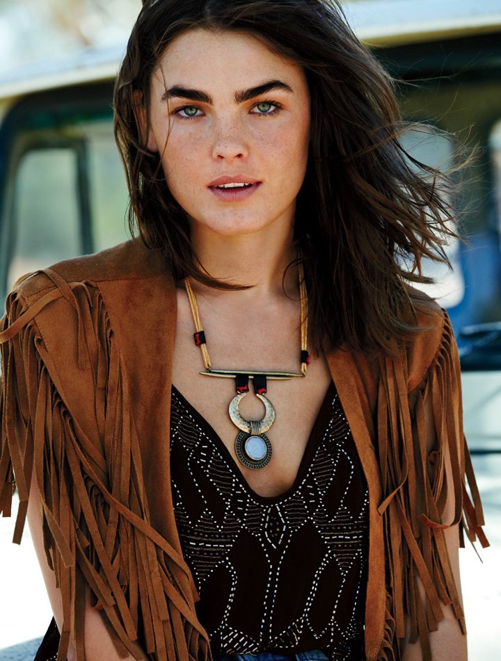 超模Bambi Northwood-Blyth 演绎 Free People 2024 LookBook