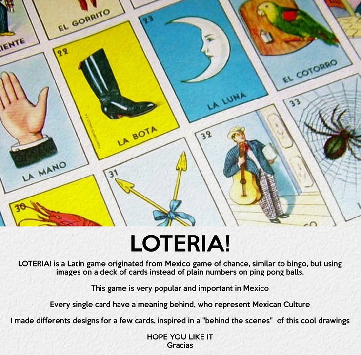 LOTERIA! 拉丁游戏插画设计