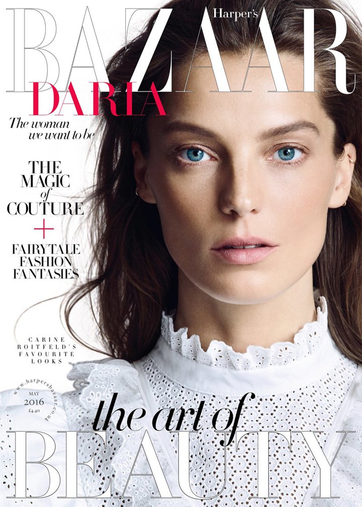 超模Daria Werbowy 演绎《Harper's Bazaar》杂志英国版