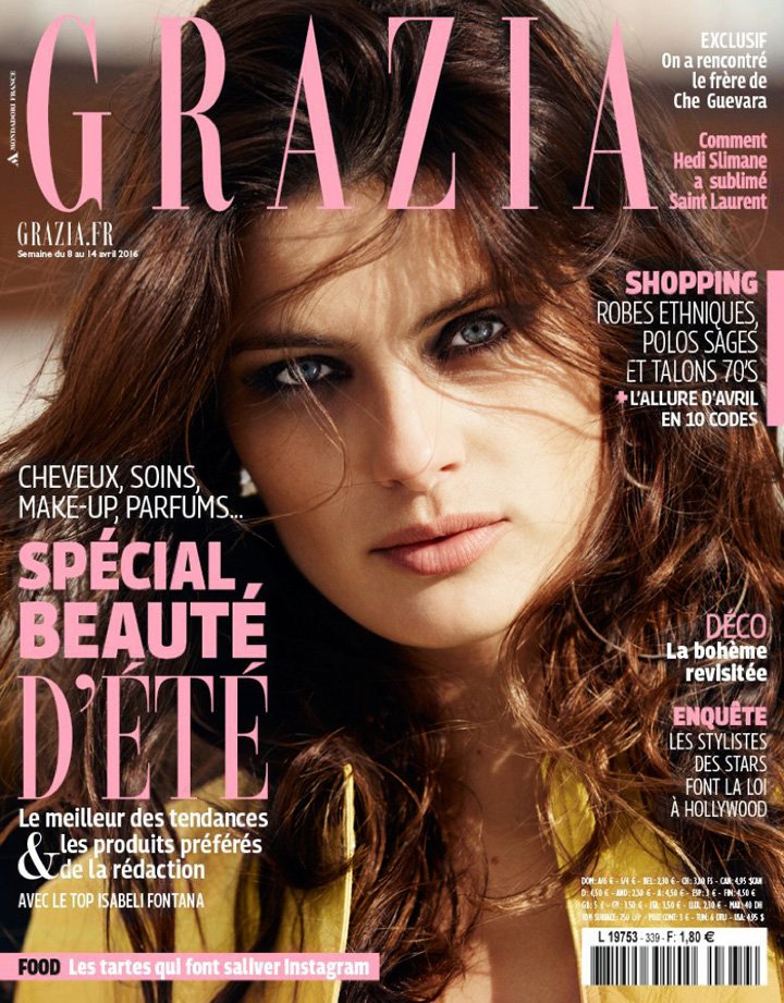 超模Isabeli Fontana 演绎《Grazia》时尚杂志大片