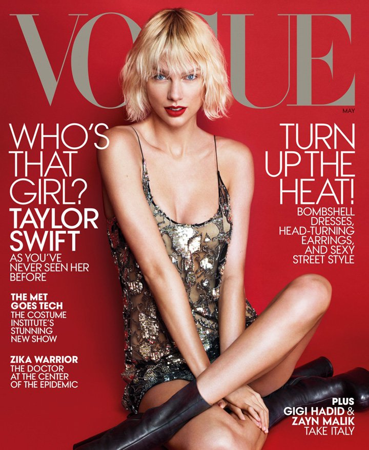 Taylor Swift 演绎《Vogue》时尚杂志大片