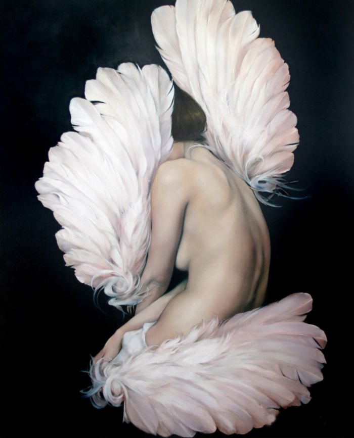 艺术家Amy Judd古典摄影：女人与羽毛