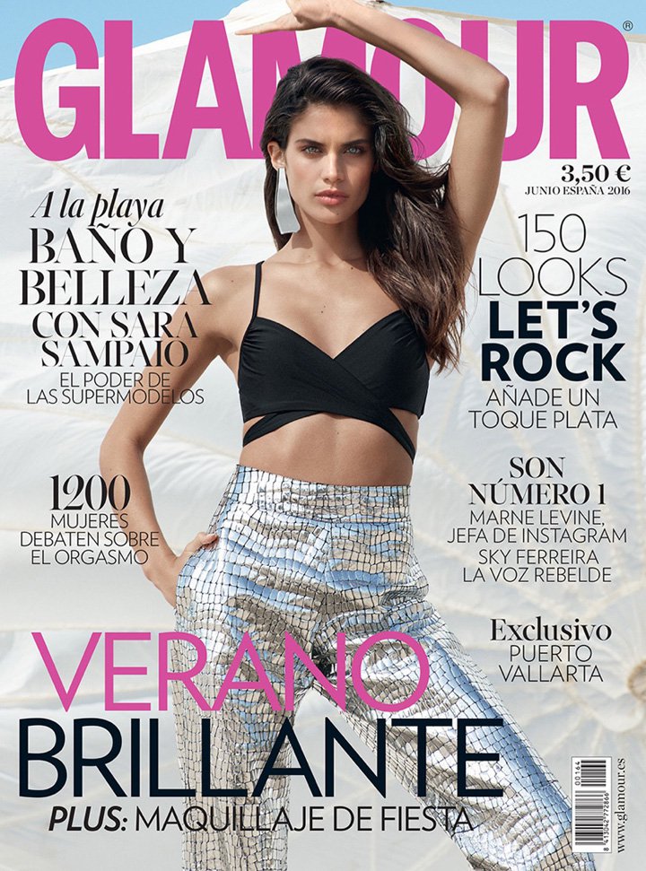 超模Sara Sampaio 演绎《Glamour》欧美时尚杂志大片