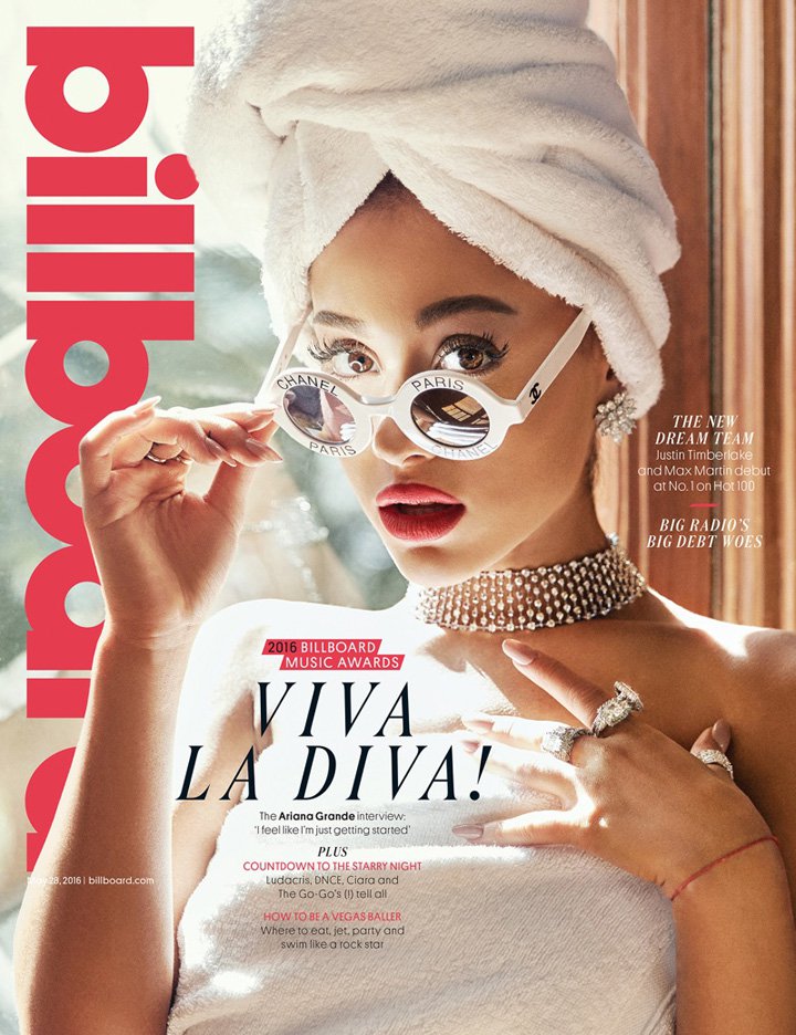 Ariana Grande演绎《Billboard》时尚杂志大片