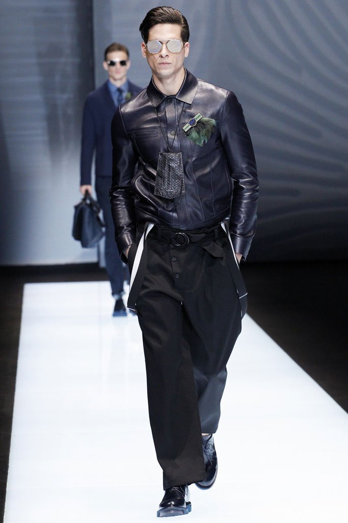 Emporio Armani 2024米兰时装发布会男装秀