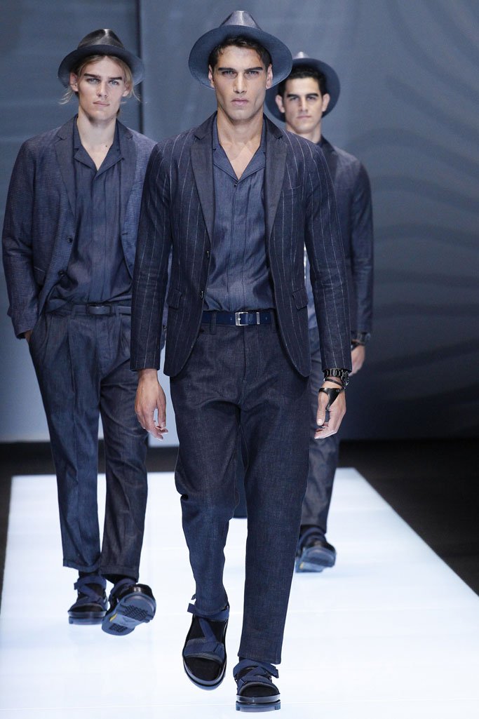 Emporio Armani 2024米兰时装发布会男装秀