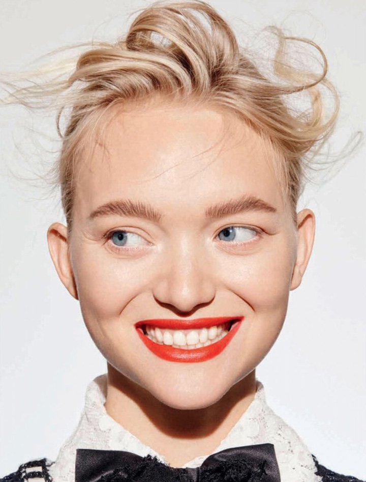 超模Gemma Ward 演绎最新《Elle》时尚杂志大片