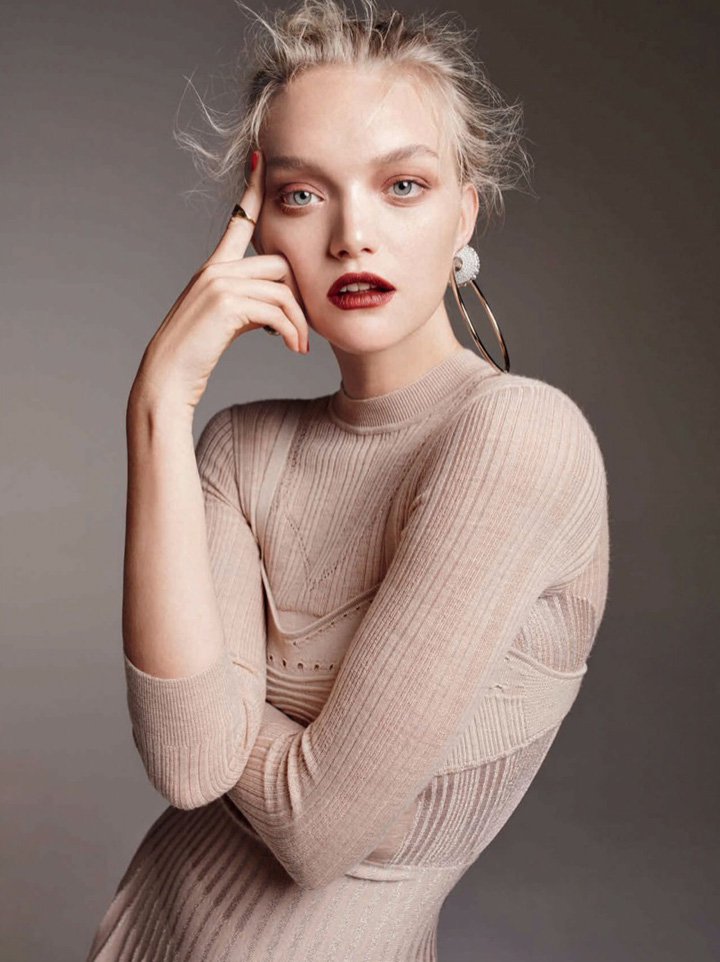 超模Gemma Ward 演绎最新《Elle》时尚杂志大片