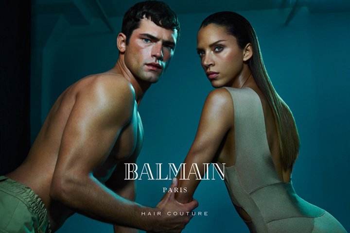 Balmain（巴尔曼）发布2024妆发系列时尚广告大片