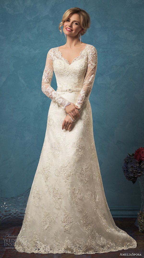 意大利婚纱品牌Amelia Sposa 2024婚纱礼服系列