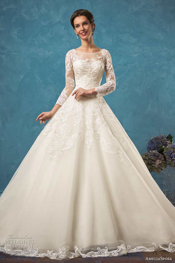 意大利婚纱品牌Amelia Sposa 2024婚纱礼服系列