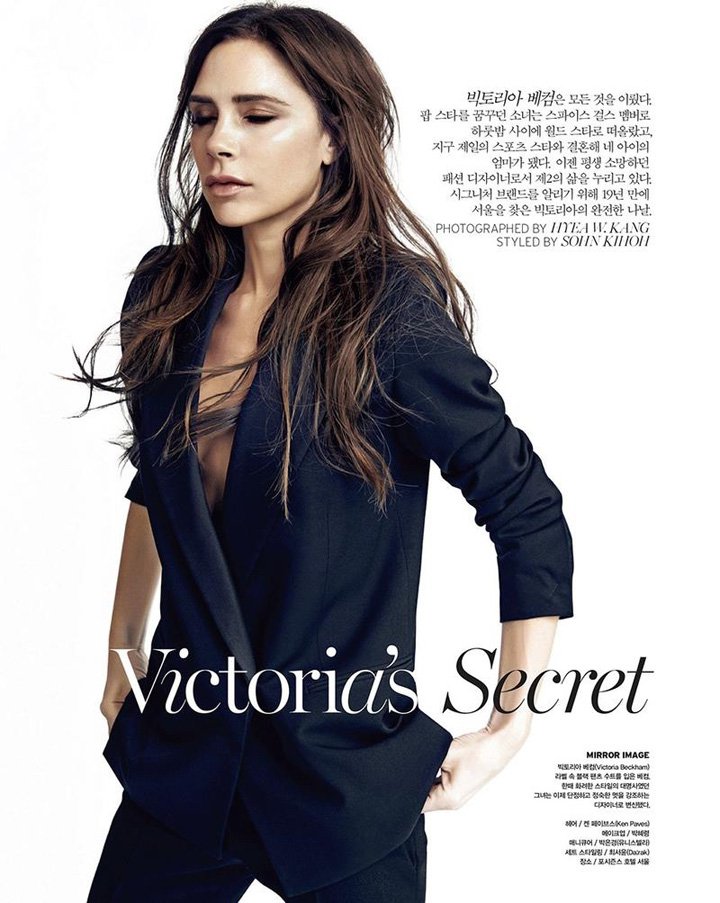 Victoria Beckham演绎《Vogue》时尚杂志大片