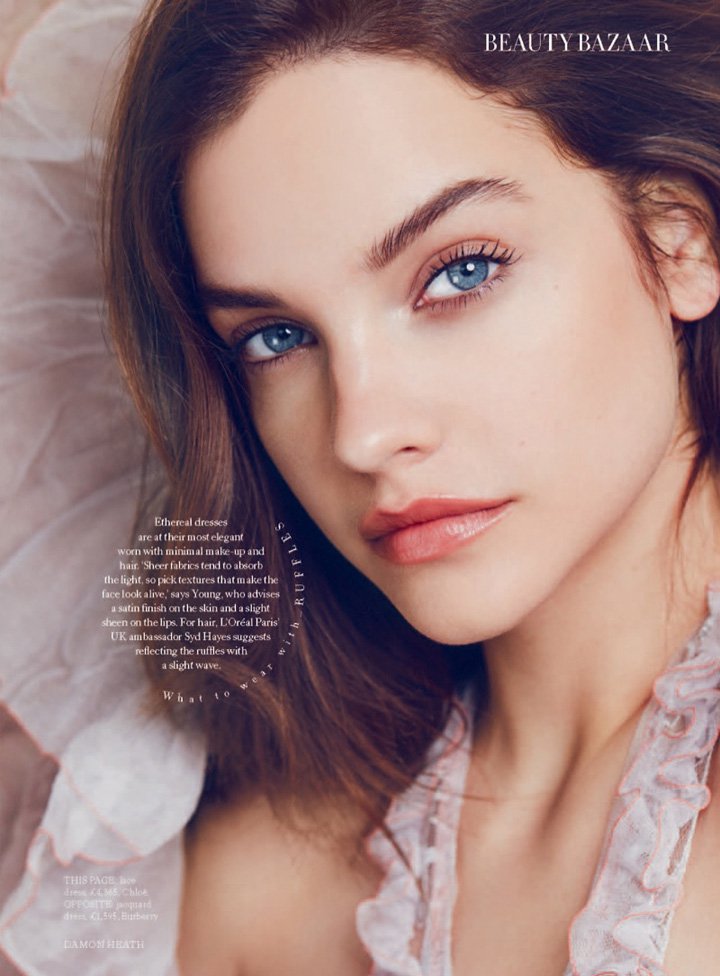 超模Barbara Palvin 演绎《Harper's Bazaar》时尚杂志大片