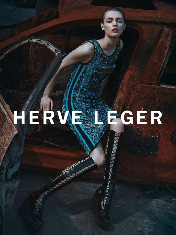 Herve Leger 2024秋冬广告大片