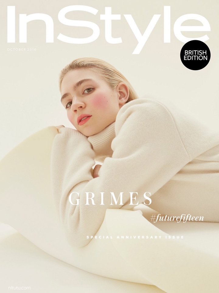 加拿大Grimes yan演绎《InStyle》时尚杂志大片