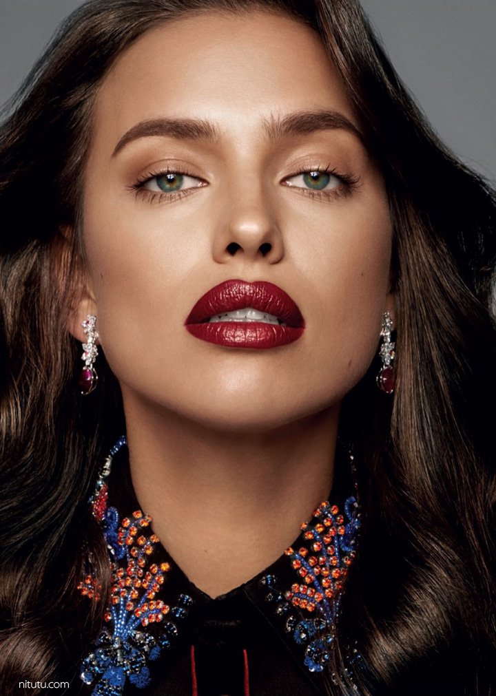 超模Irina Shayk 演绎《Glamour》时尚杂志大片