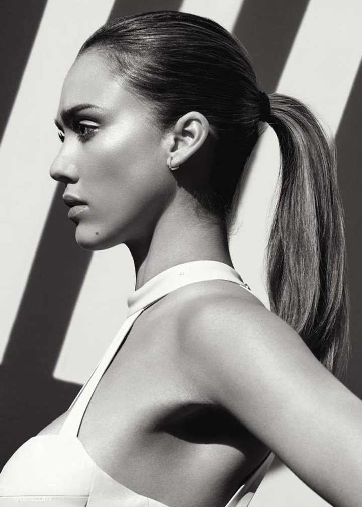 影星Jessica Alba 演绎《Shape》欧美时尚杂志大片