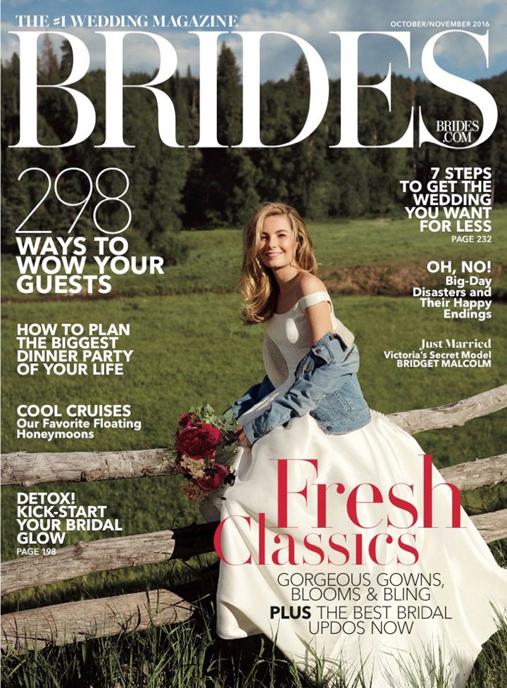 超模Bridget Malcolm 演绎《Brides》时尚杂志大片