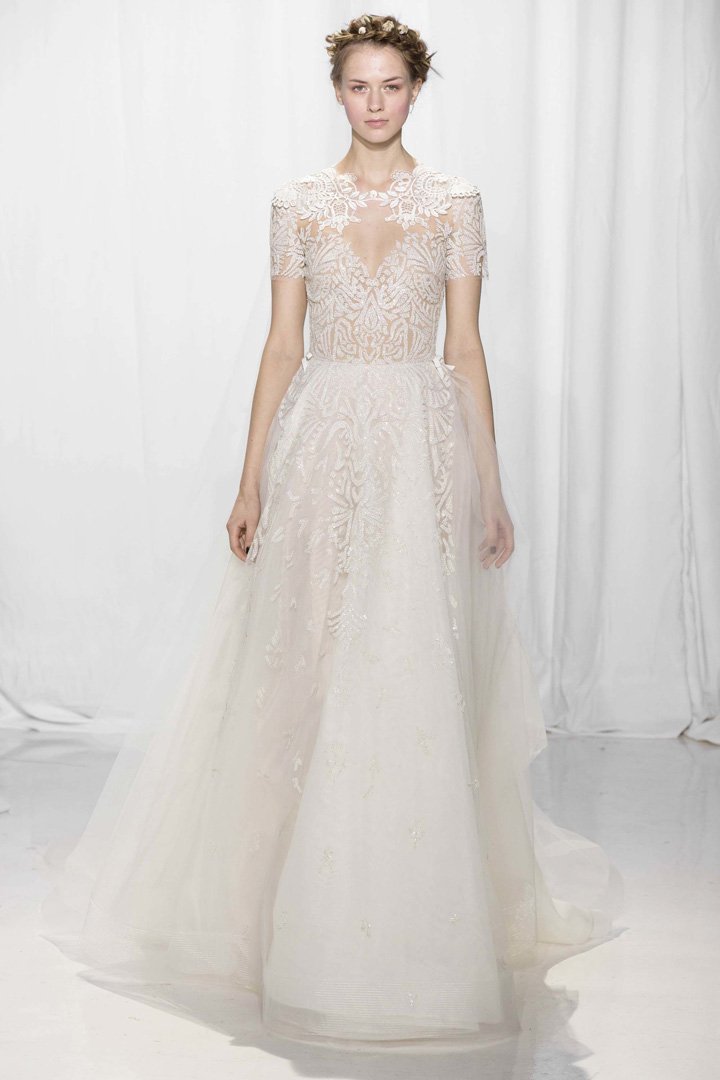 Reem Acra（雷姆·阿克拉）2024纽约婚纱周婚纱秀