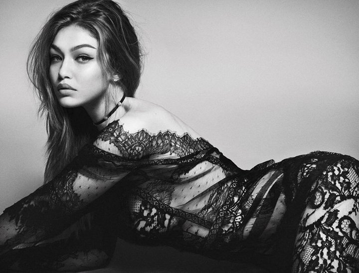 超模Gigi Hadid 演绎《Vogue》时尚杂志大片