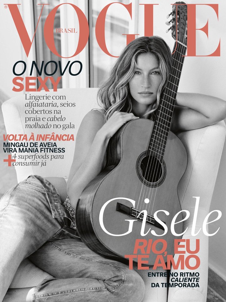 超模Gisele Bundchen 演绎《Vogue》时尚杂志大片