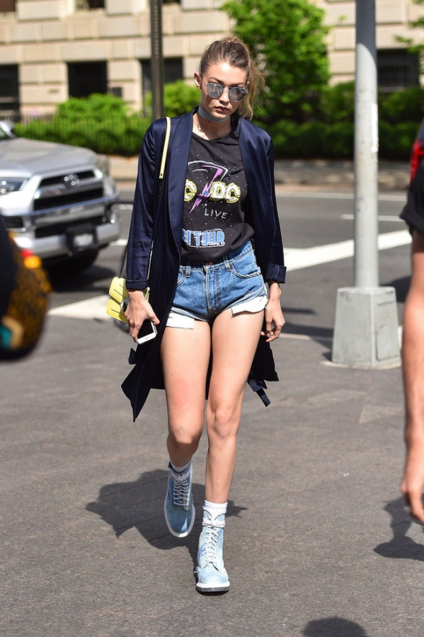 胖也要美上天 吉吉哈迪德（gigi hadid）2024最新街拍抢镜