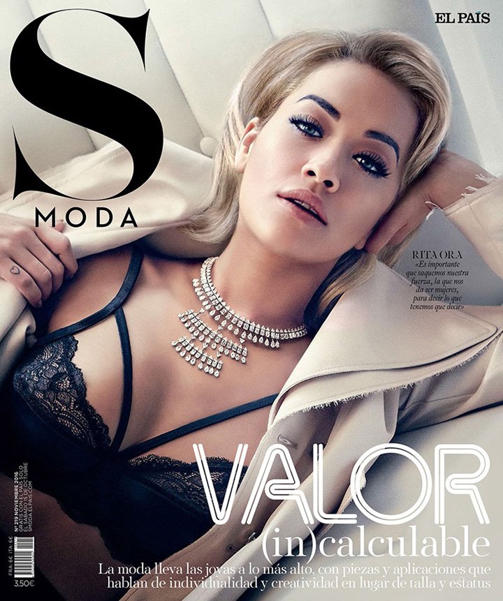 英国女歌手Rita Ora（瑞塔·奥拉）演绎《S Moda》欧美时尚杂志