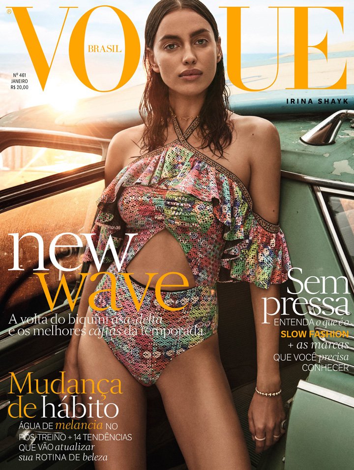 超模Irina Shayk 演绎《Vogue》时尚杂志巴西版