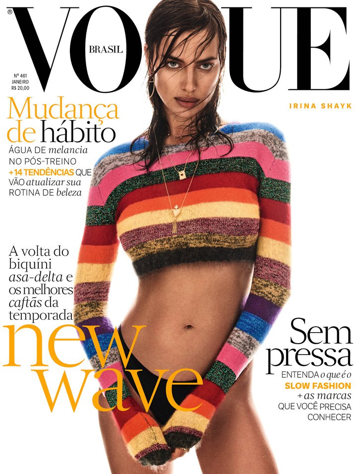 超模Irina Shayk 演绎《Vogue》时尚杂志巴西版