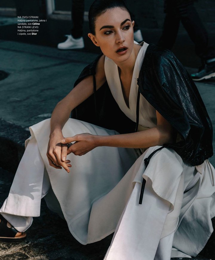 超模Jacquelyn Jablonski 演绎《Harper’s Bazaar》时尚杂志大片