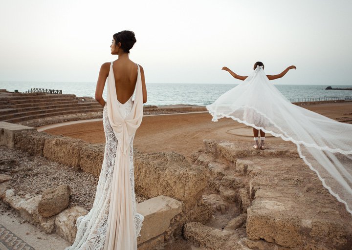 高级定制婚纱品牌Gala by Galia Lahav 2024婚纱广告大片