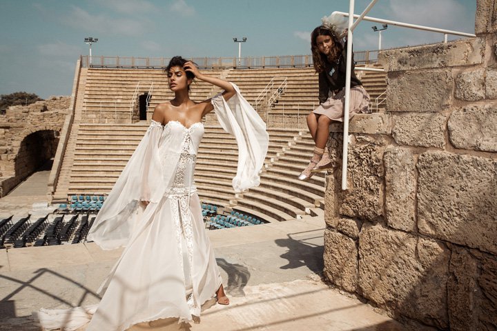 高级定制婚纱品牌Gala by Galia Lahav 2024婚纱广告大片