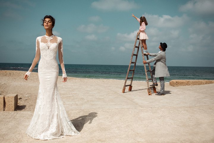 高级定制婚纱品牌Gala by Galia Lahav 2024婚纱广告大片