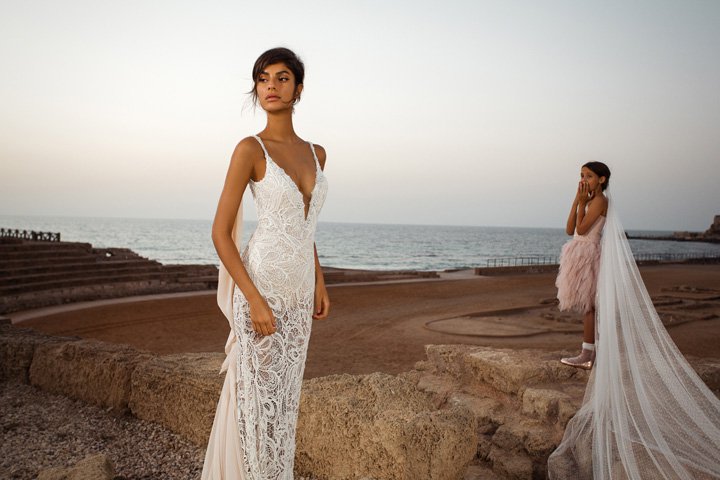 高级定制婚纱品牌Gala by Galia Lahav 2024婚纱广告大片