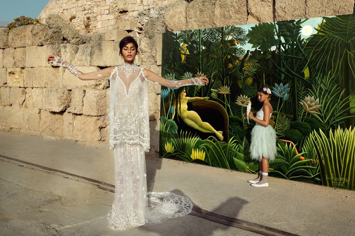 高级定制婚纱品牌Gala by Galia Lahav 2024婚纱广告大片