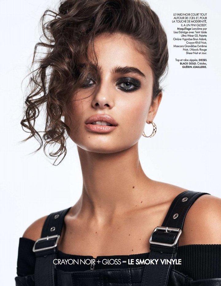 超模Taylor Hill 演绎《Elle》时尚杂志大片