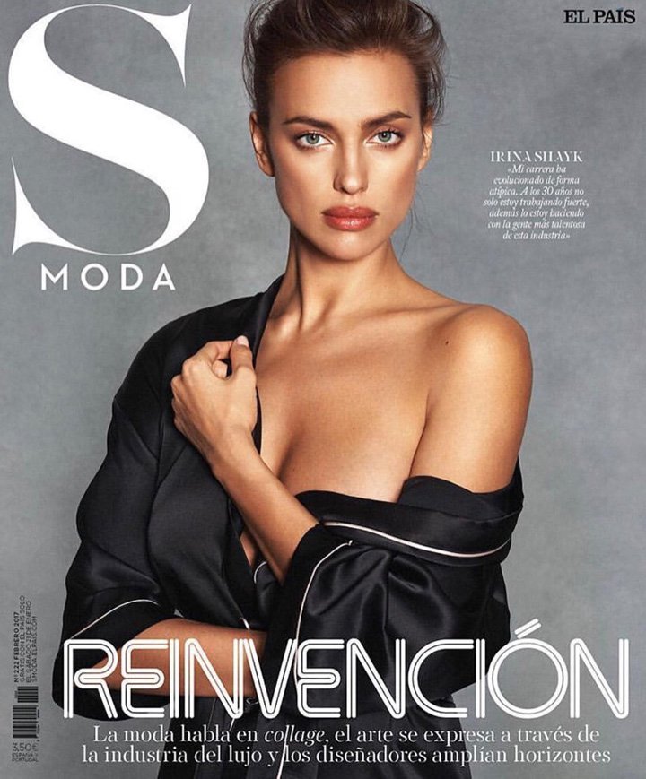 超模Irina Shayk 演绎《S Moda》杂志时尚内衣大片