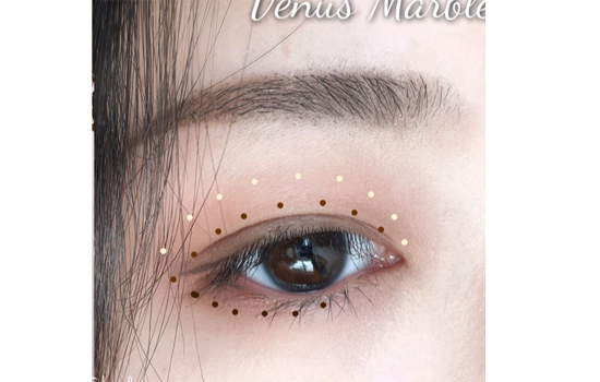 venus marble眼影试色 颜值爆表大理石国货眼影盘