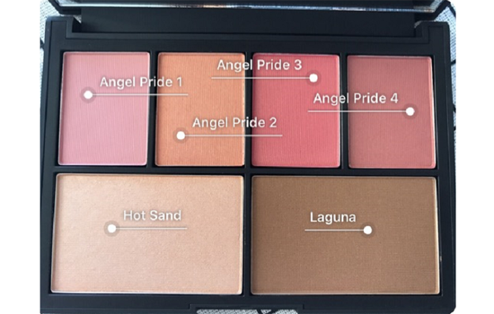 nars腮红修容盘 2024nars angel pride综合盘测评