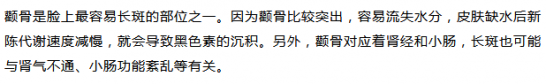 斑长在不同部位的原因 不同部位长斑的祛斑方法