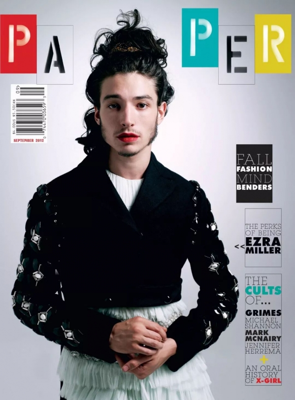 ezra miller 女装 ezra miller 壁花少年