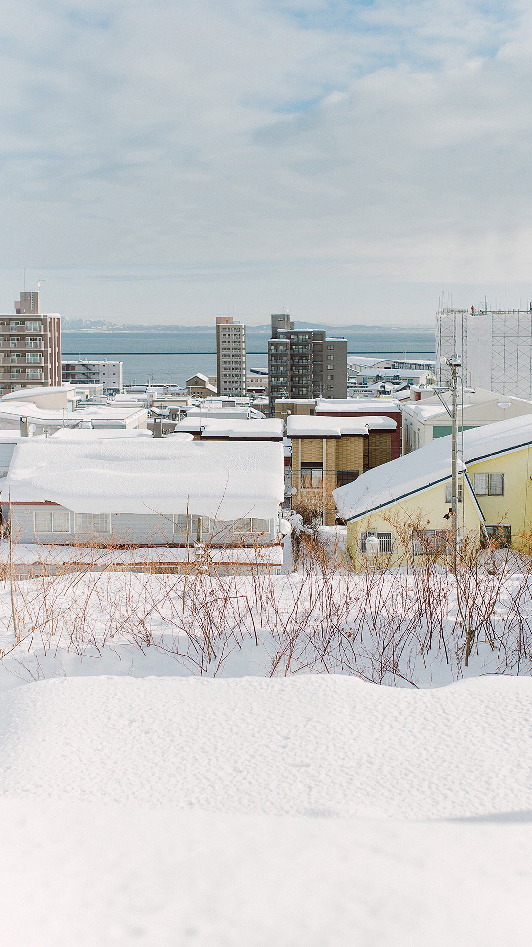 冬季城市雪景高清手机壁纸