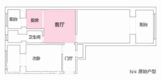 小户型60平米装修 60㎡欧两居室装修设计