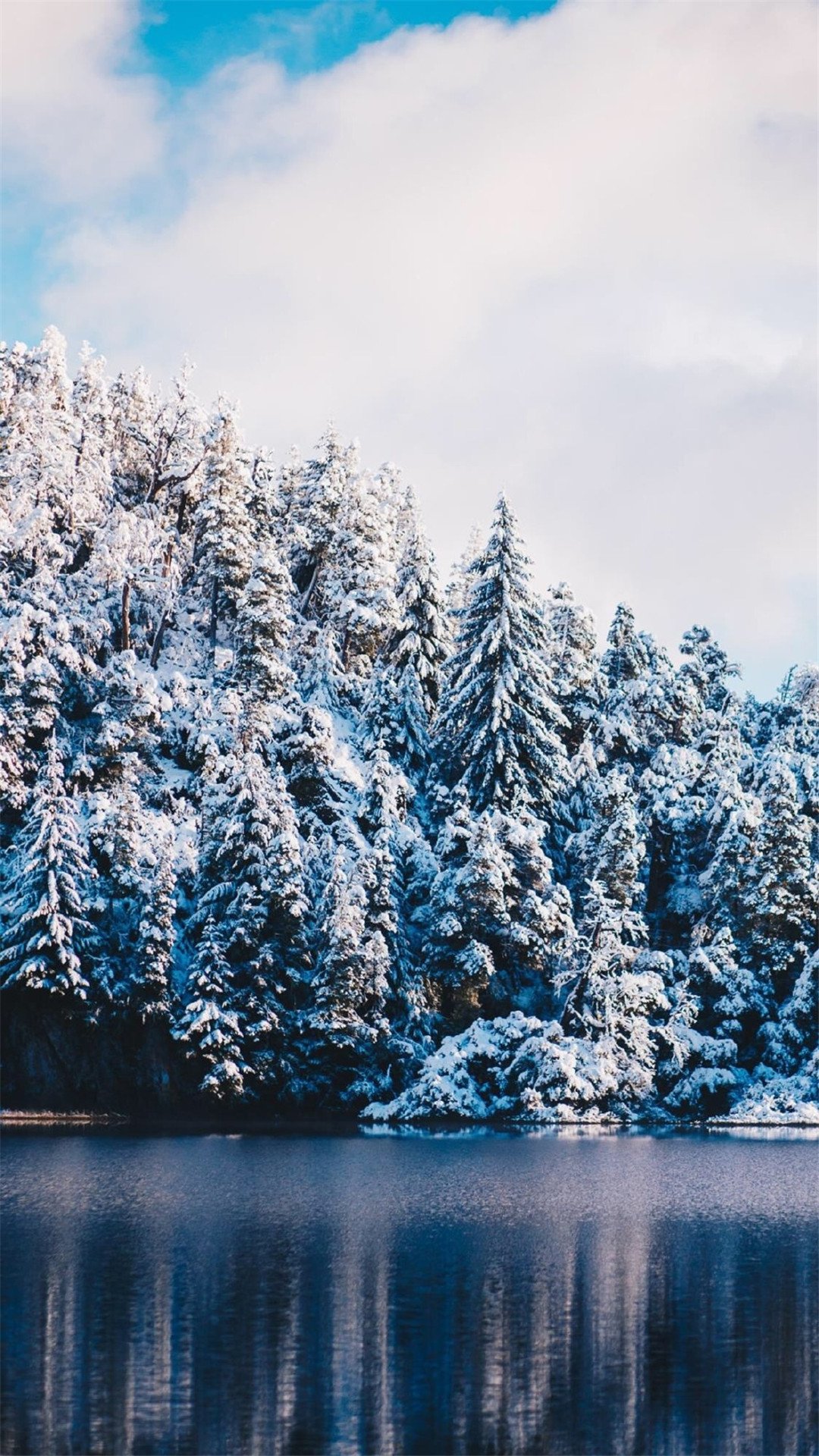 壮观唯美的雪山风景高清手机壁纸图片